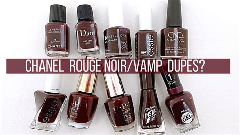 dupes for dior nail glow|chanel rouge noir gel dupe.